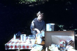 1956 Camping in Michigan's Upper Peninsula, my first camping trip.